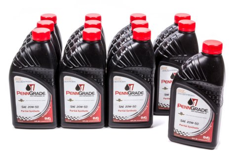 Motor Oil - High Zinc - 20W50 - Semi-Synthetic - 1 qt Bottle - Set of 12