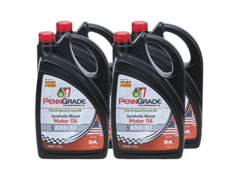Motor Oil - High Zinc - 10W30 - Semi-Synthetic - 5 qt Jug - Set of 4
