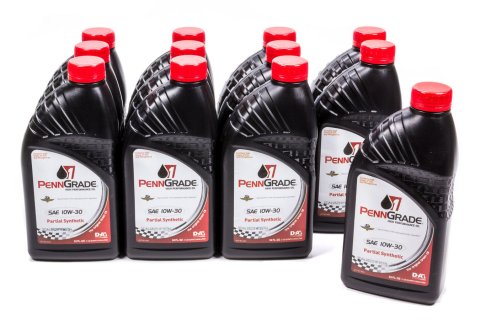 Motor Oil - High Zinc - 10W30 - Semi-Synthetic - 1 qt Bottle - Set of 12