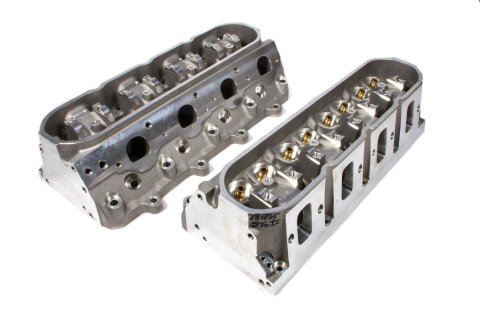 Cylinder Head - BR 7 - Bare - 2.204 / 1.614 in Valves - 262 cc Intake - 71 cc Chamber - Angle Plug - Aluminum - GM LS-Series - Pair