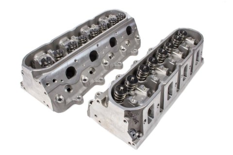 Cylinder Head - BR 7 - Assembled - 2.204 / 1.614 in Valves - 262 cc Intake - 71 cc Chamber - 1.350 in Springs - Angle Plug - Aluminum - GM LS-Series -