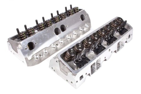 Cylinder Head - Dragon Slayer - Assembled - 2.080 / 1.600 in Valves - 225 cc Intake - 68 cc Chamber - 1.550 in Springs - Angle Plug - Aluminum - Small