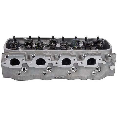 Cylinder Head - BB-2 X - Assembled - 2.300 / 1.880 in Valves - 340 cc Intake - 119 cc Chamber - 1.625 in Springs - Angle Plug - Aluminum - Big Block Chevy - Each