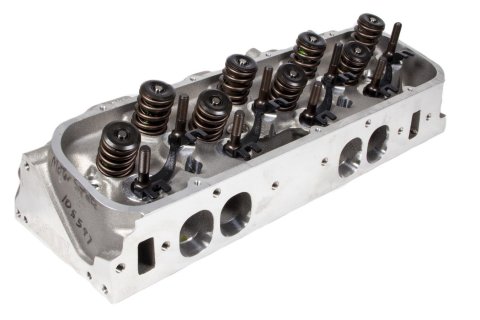 Cylinder Head - Race Rite - Assembled - 2.250 / 1.880 in Valves - 270 cc Intake - 119 cc Chamber - 1.550 in Springs - Angle Plug - Aluminum - Big Block Chevy - Each