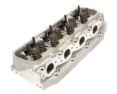 Cylinder Head - Race Rite - Assembled - 2.250 / 1.880 in Valves - 294 cc Intake - 119 cc Chamber - 1.550 in Springs - Angle Plug - Aluminum - Big Bloc