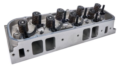 Cylinder Head - Race-Rite - Assembled - 2.250 / 1.880 in Valves - 312 cc Intake - 119 cc Chamber - 1.550 in Springs - Angle Plug - Aluminum - Big Bloc