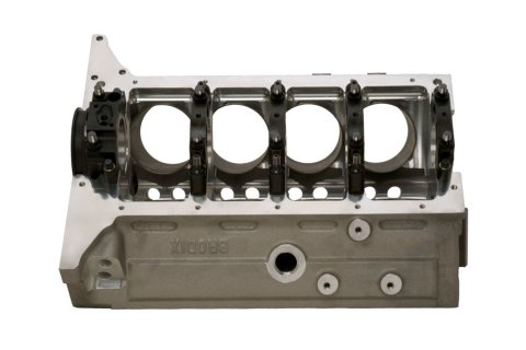 Engine - Bare Block - 4.125 in Bore - 9.025 Deck - 400 Main - 4-Bolt Main - 2-Piece Seal - Aluminum - Small Block Chevy - Each