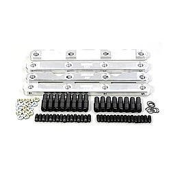 Rocker Arm Stud Girdle - 7/16-20 in Thread Studs - Aluminum - Natural - Big Block Chevy - Kit