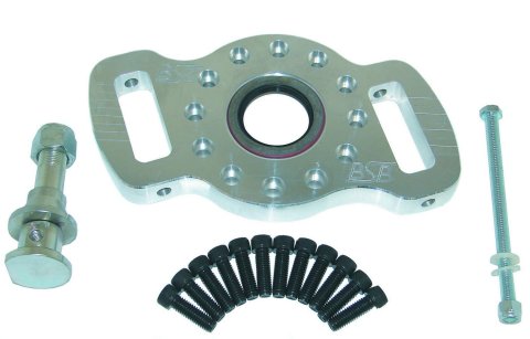 Panhard Bar Bracket - Pinion Mount - Bolt-On - Double Adjustable - Aluminum - Natural - Quick Change - Each