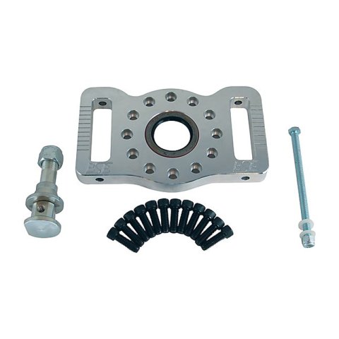 Panhard Bar Bracket - Pinion Mount - Bolt-On - Double Adjustable - Aluminum - Natural - Quick Change - Each