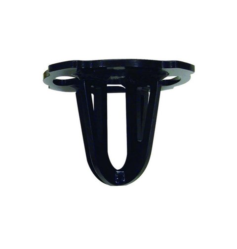 Spring Cup - Lightweight - Upper - Bolt-On - Steel - Black Powder Coat - 5 in Springs - Each
