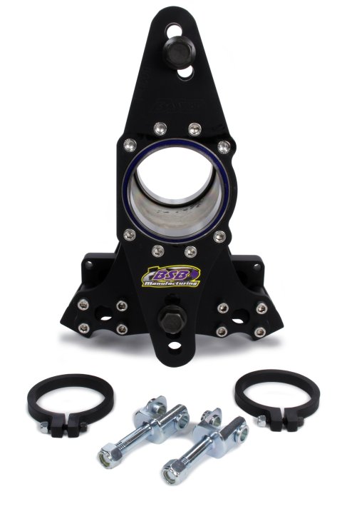 Birdcage - 8020 - Passenger Side - Rear - 3.008 in Bearing - Double Sheer - Adjustable - Hardware Included - Steel - Black Paint - Universal - Kit