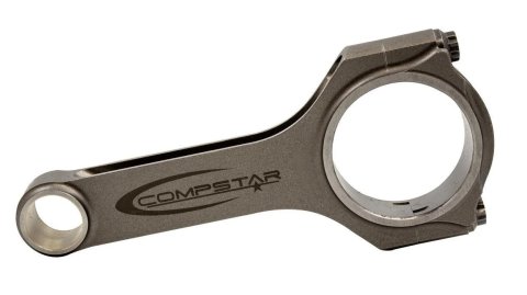 Connecting Rod - H Beam - 6.385 in Long - Bushed - 7/16 in Cap Screws - ARPL19 Bolt - Forged - Steel - Big Block Chevy - Set of 8