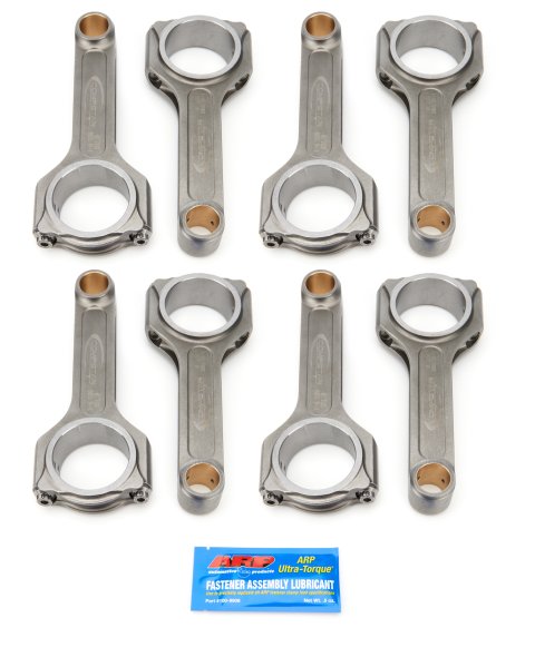 Connecting Rod - Compstar Xtreme - H Beam - 6.700 in Long - Bushed - 7/16 in Cap Screws - ARP2000 Bolt - Forged - Steel - Big Block Chevy - Set of 8