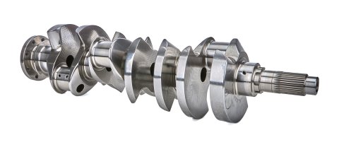 Crankshaft - 4.000 in Stroke - Internal Balance - Billet Steel - 1-Piece Seal - Noonan 4.9 Hemi - Each