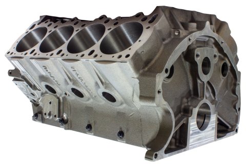 Engine - Bare Block - 4.500 in Bore - 10.725 Deck - 4-Bolt Main - 2-Piece Seal - Iron - Gen II Hemi - Each