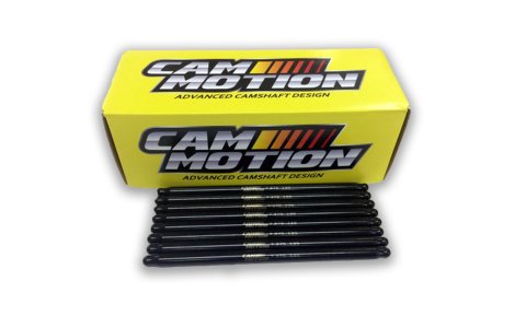 Pushrod - 7.400 in Long - 5/16 in Diameter - 0.080 in Thick Wall - Chromoly - GM LS-Series - Set of 16