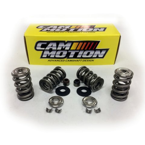 Valve Spring Kit - Dual Spring - 378 lb/in Spring Rate - 1.070 in Coil Bind - 1.295 in OD - Titanium Retainers / Locks / Seals / Seats - GM LS-Series
