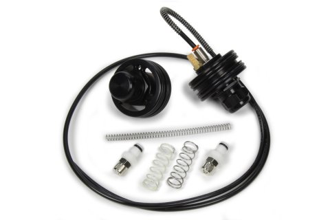 Tire Pressure Relief Valve Kit - Diaphragm - 1.875 in Diameter - Aluminum - Black Anodized - Winters Axles - Kit