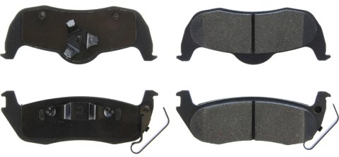 Brake Pads - Posi-Quiet - Semi-Metallic - Jeep Grand Cherokee 2005-10 - Kit