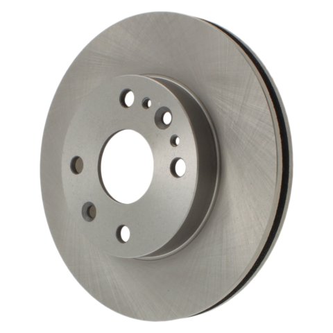 Brake Rotor - C-Tek - 234.7 mm OD - 22 mm Thickness - 4 x 100 mm Bolt Pattern - Iron - Natural - Ford Aspire 1994-97 - Each