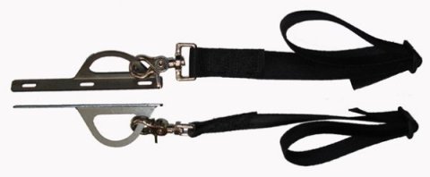 Door Limiter Straps - Quick Disconnect - Adjustable - 2-Doors - Nylon Webbing - Universal - Kit