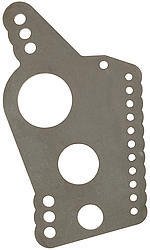Four Link Bracket - Housing Bracket - Top Gun - Weld-On - 1/4 in Thick - 5/8 in Holes - Shock Mount - Steel - Natural - 3 in Axle Tubes - Each