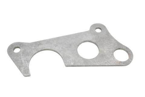 Ladder Bar Housing Bracket - Weld-On - 1/4 in Thick - 5/8 in Holes - Steel - Natural - 3 in Axle Tubes - Each