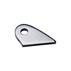 Chassis Tab - Crossmember Brace - 5/16 in Mounting Hole - 3/16 in Thick - Steel Natural - Each