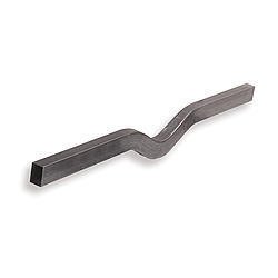 Ladder Bar Crossmember - Weld-On - 2 x 3 x 0.083 in Tubing - 60 in Wide - 3-1/2 in Drop - Steel - Natural - Each
