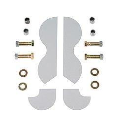 Motor Plate Mount Kit - 0.125 in Thick - Brackets / Hardware - Steel - Natural - Tube Chassis Cars - Kit