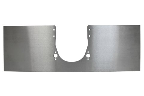 Motor Plate - Front - 36 x 12 x 0.25 in Thick - Aluminum - Natural - Big Block Chevy - Each