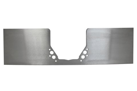 Motor Plate - Front - 36 x 12 x 0.25 in Thick - Aluminum - Natural - Mopar B / RB-Series / 426 Hemi - Each