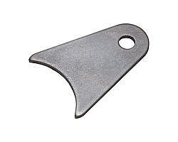 Shock Mount - Weld-On - 3/16 in Thick - 1/2 in Hole - Steel - Natural - 3 in Axle Tube - Kit
