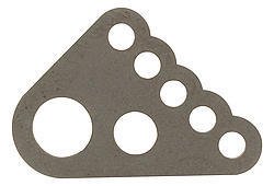 Ladder Bar Chassis Bracket - Weld-On - 1/4 in Thick - 3/4 in Holes - Steel - Natural - 1-3/4 in Crossmembers - Each