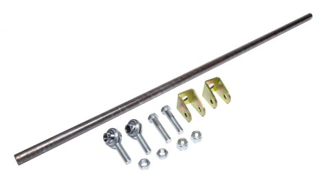 Diagonal Link - Bolt-On - 35 in Long - 3/4 x 0.156 in Tubing - 1/2 Rod Ends - Hardware Included - Steel - Natural - Kit