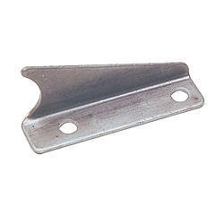 Rack and Pinion Mount - Passenger Side - Weld-On - 1/8 in Thick - 7/16 in Holes - Steel - Natural - 1-5/8 in Tube - Each