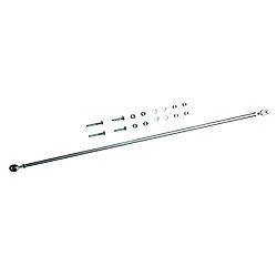 Throttle Linkage - 23 in Long Rod - Hardware / Rod Ends Included - Aluminum - Natural - Kit