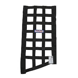 Window Net - Funny Car Window - SFI 27.1 - 1 in Webbing - 10.75 x 22 x 19 in Trapezoid - Black - Each