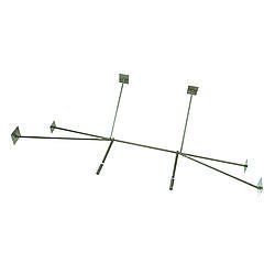 Front End Mounting Kit - Brackets / Tabs / Tubing - Steel - Natural - 1-Piece Body to Chassis - Kit