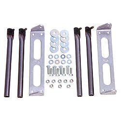 Door Hinge Kit - Weld-On - 2-Door - 1-Piece Hinge - Steel - Natural - Universal - Kit