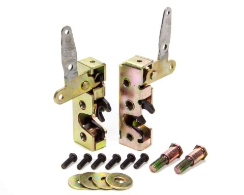 Door Latch - Mini Bear Claw - Hardware / Strikers Included - Steel - Cadmium - Pair