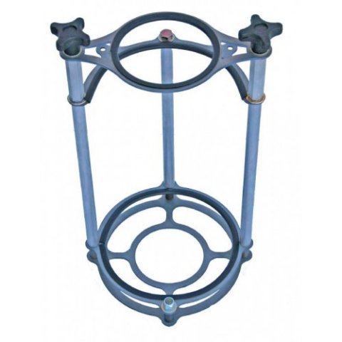 Nitrous Bottle Bracket - Single Bottle - Stand Up - Aluminum / Steel - Natural - 10 lb Bottles - Each