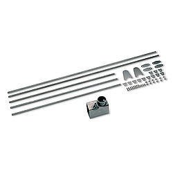 Drag Parachute Bracket - Weld-On - Single Bracket - Steel - Natural - Universal - Kit