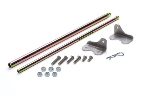 Spoiler Strut - Adjustable - 17.875 to 19.625 in Long - Brackets / Hardware Included - Steel - Zinc Oxide - Kit