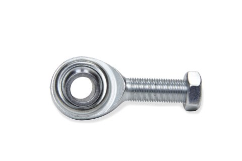Rod End - Spherical - 1/2 in Bore - 1/2-20 in Right Hand Male Thread - Jam Nut Included - Misalignment - Steel - Zinc Oxide - Each