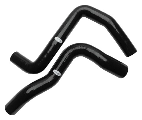 Hose Kit - 2 Hose Set - Silicone - Black - Small Block Chevy - GM F-Body 1982-92 - Kit