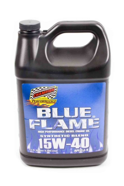 Motor Oil - Blue Flame - 15W40 - Semi-Synthetic - 1 gal Jug - Pre 2007 Diesel Engines - Each