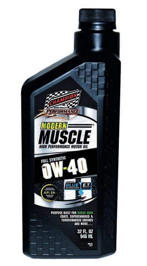 Motor Oil - Modern Muscle - 0W40 - Synthetic - 1 qt Bottle - Each