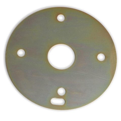 Transmission Blockoff Plate - Rear - Steel - Cadmium - GM Powerglide - Each